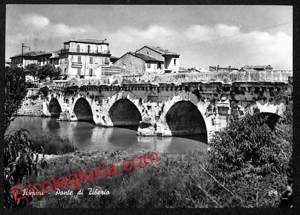 ai0624 - CARTOLINA D'EPOCA - Rimini Città - Ponte di Tiberio