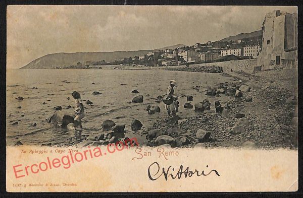 ag5003 - CARTOLINA D'EPOCA - Imperia Provincia - Sanremo  1902