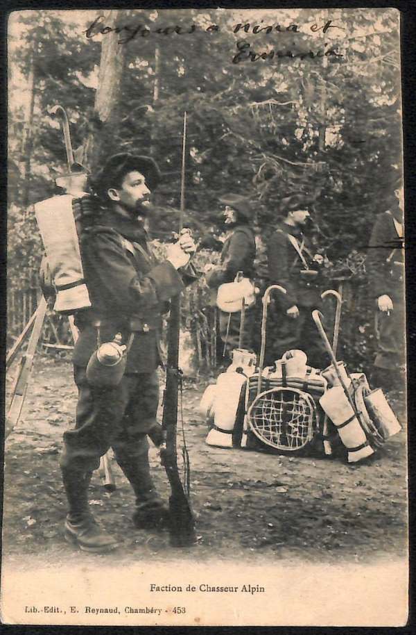 ac6792 - CARTOLINA D'EPOCA - REGGIMENTALI - Alpini