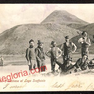ah7940 - CARTOLINA D'EPOCA - Pistoia - Comitiva Pracchiese al Lago Scaffaiolo