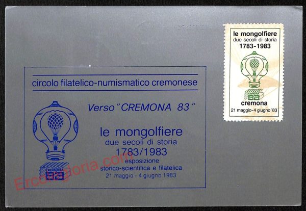 ae5482 - CARTOLINA D'EPOCA - Cremona - Circolo Filatelico Numismatico Cremonese