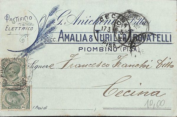 ac8072 - CARTOLINA D'EPOCA - Livorno Provincia - Piombino