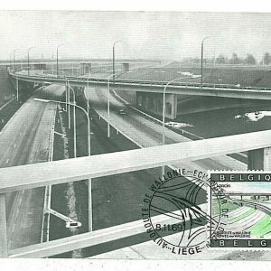 16387 - BELGIUM - POSTAL HISTORY - MAXIMUM CARD  Architecture  BRIDGES 1969