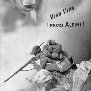 ac6813 - CARTOLINA D'EPOCA - REGGIMENTALI - Alpini  1916