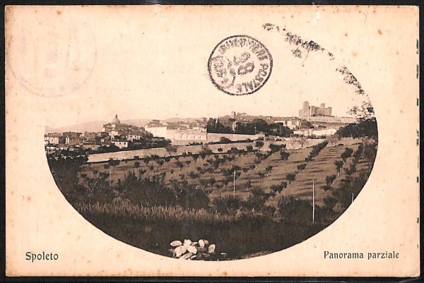 ac3005 - CARTOLINA  D'EPOCA - Perugia Provincia - SPOLETO  1919