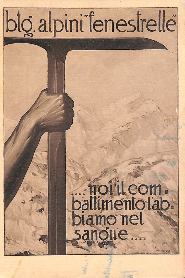 ac6845 - CARTOLINA D'EPOCA - REGGIMENTALI - Alpini