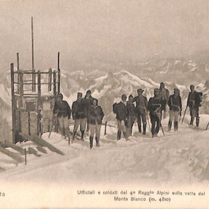 ac6846 - CARTOLINA D'EPOCA - REGGIMENTALI - Alpini  1907