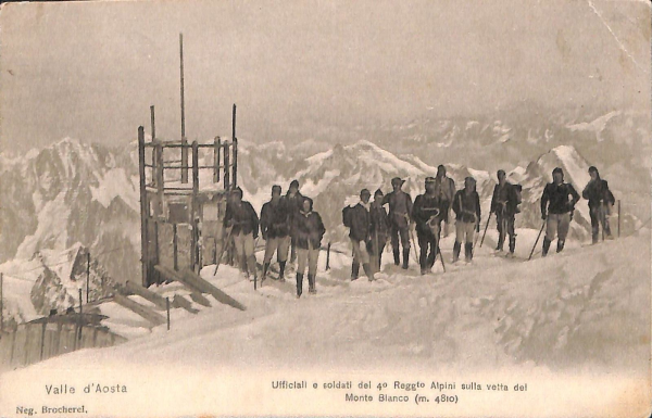 ac6846 - CARTOLINA D'EPOCA - REGGIMENTALI - Alpini  1907
