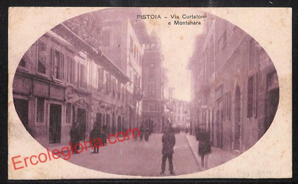 ah7961 - CARTOLINA D'EPOCA - Pistoia Città - Via Curtatone