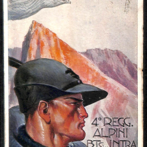 ac6848 - CARTOLINA D'EPOCA - REGGIMENTALI - Alpini   1931