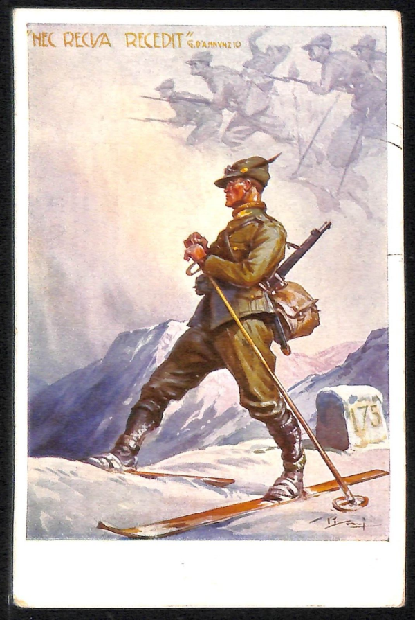 ac6850 - CARTOLINA D'EPOCA - REGGIMENTALI - Alpini