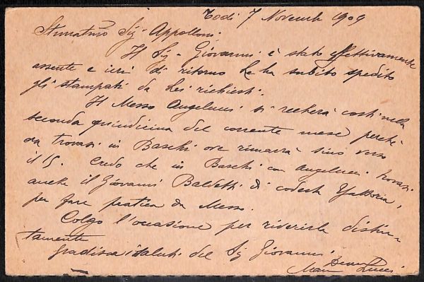 ac3036 - CARTOLINA  D'EPOCA - Perugia Provincia - TODI   1909 - immagine 2
