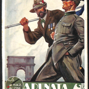 ac6853 - CARTOLINA D'EPOCA - REGGIMENTALI - Alpini   1929