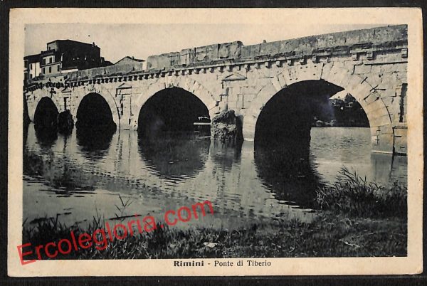 ai0635 - CARTOLINA D'EPOCA - Rimini Città -Ponte di Tiberio