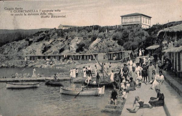 ac8182 - CARTOLINA D'EPOCA - Livorno Provincia - Quercianella  1928