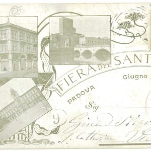 P3065 - , PADOVA, FIERA DEL SANTO 1899 VIAGGIATA