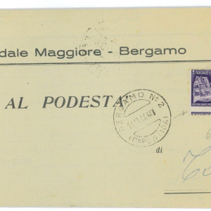P2480 - . 14.10.1944 MONUMENTI DISTRUTTI, L. 1 DENTELLATURA SPOSTATA VERTICALE