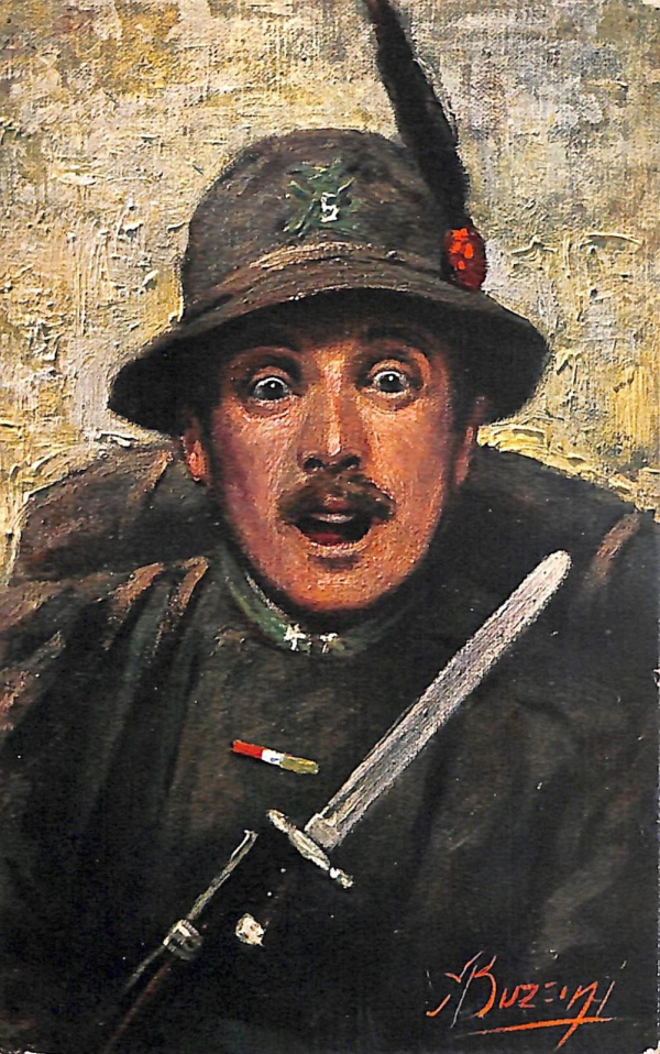 ac6935 - CARTOLINA D'EPOCA - REGGIMENTALI  -  Alpini