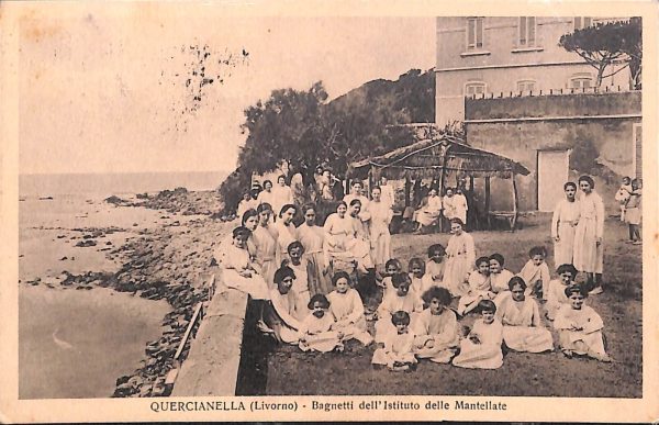 ac8189 - CARTOLINA D'EPOCA - Livorno Provincia - Quercianella  1934