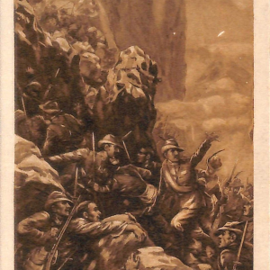ac6941 - CARTOLINA D'EPOCA - REGGIMENTALI  -  Alpini