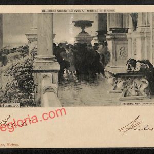 ag9295 - CARTOLINA D'EPOCA - Modena Città - Funerale di Britannico