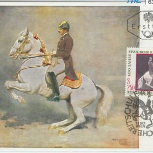 63381 -  AUSTRIA - POSTAL HISTORY: MAXIMUM CARD 1972 -  HORSE Equitation
