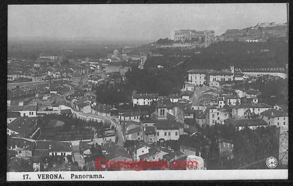 ae2897 - CARTOLINA  D'EPOCA - Verona Città - Panorama
