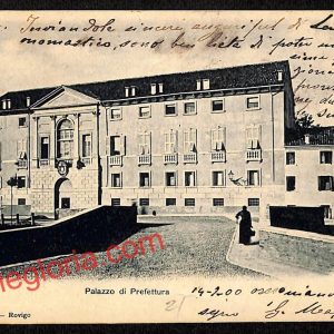 ai1122 - CARTOLINA D'EPOCA - Rovigo Città - Palazzo di Prefettura