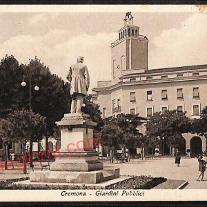 ae5489 - CARTOLINA D'EPOCA -Cremona Città - Giardini Pubblici