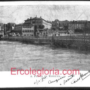 ad7560 - CARTOLINA D'EPOCA - Roma Città - Ponte di Ripetta  1900