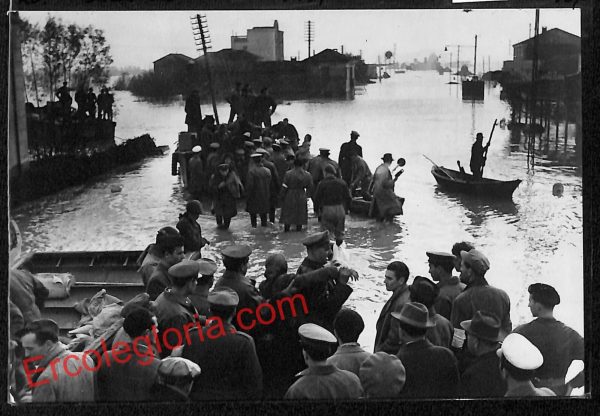 ai1134 - CARTOLINA D'EPOCA - Rovigo Città - Salvataggio Alluvione Novembre 1951