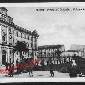 ai7338 - CARTOLINA D' EPOCA - Taranto Città - Piazza XX Settembre
