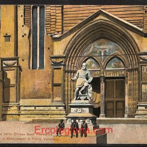 ae2904 - CARTOLINA  D'EPOCA - Verona Città - Porta della Chiesa Sant' Anastasia