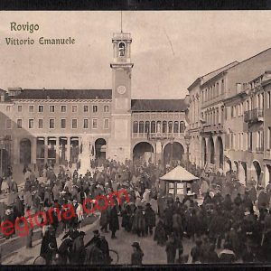 ai1138 - CARTOLINA D'EPOCA - Rovigo Città - Piazza Vittorio Emanuele
