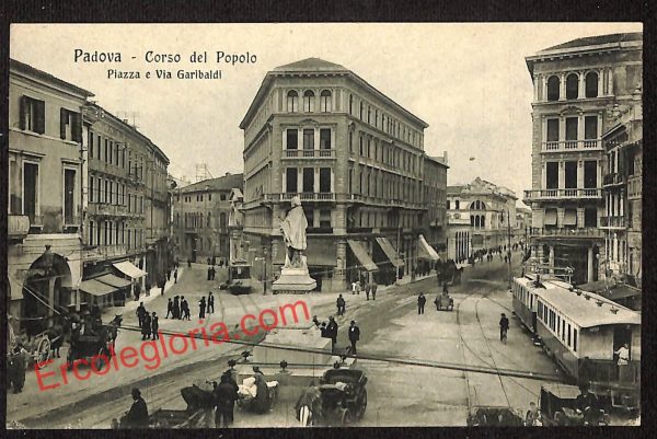 ah4287 - CARTOLINA D'EPOCA - Padova Città - Corso del Popolo