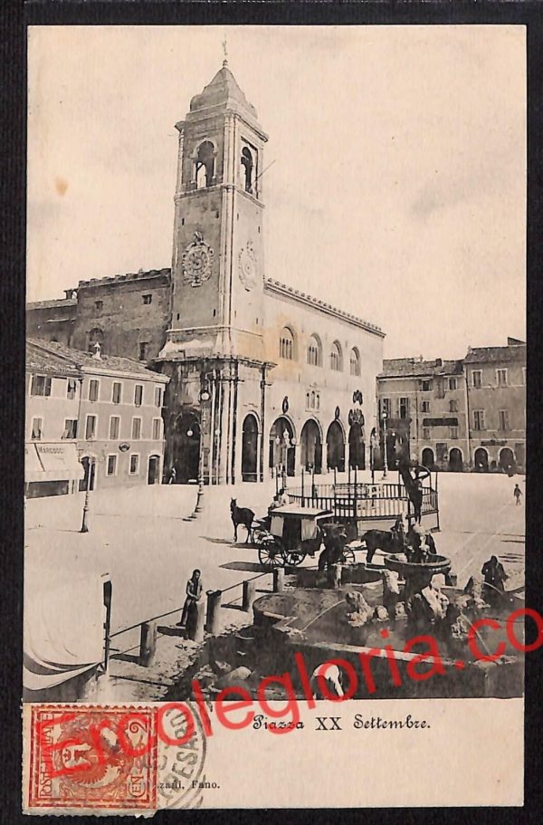 ah6650 - CARTOLINA  D'EPOCA - Pesaro e Urbino Provincia - Fano