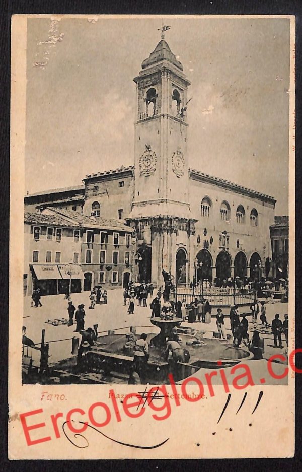 ah6652 - CARTOLINA  D'EPOCA - Pesaro e Urbino Provincia - Fano