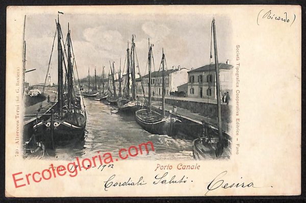 ah6653 - CARTOLINA  D'EPOCA - Pesaro e Urbino Provincia - Fano