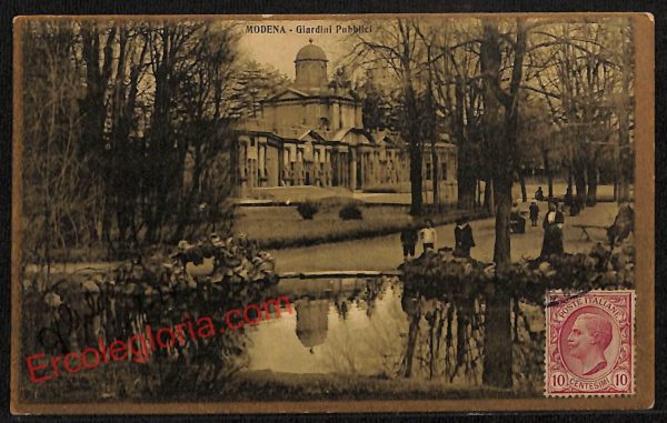 ag9318 - CARTOLINA D'EPOCA - Modena Città - Giardini Pubblici