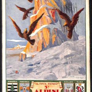 ac6884 - CARTOLINA D'EPOCA - REGGIMENTALI  - Alpini   1934