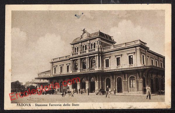 ah4299 - CARTOLINA D'EPOCA - Padova Città - Stazione Ferroviaria dello Stato