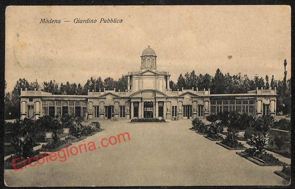 ag9336 - CARTOLINA D'EPOCA - Modena Città - Giardino Pubblico
