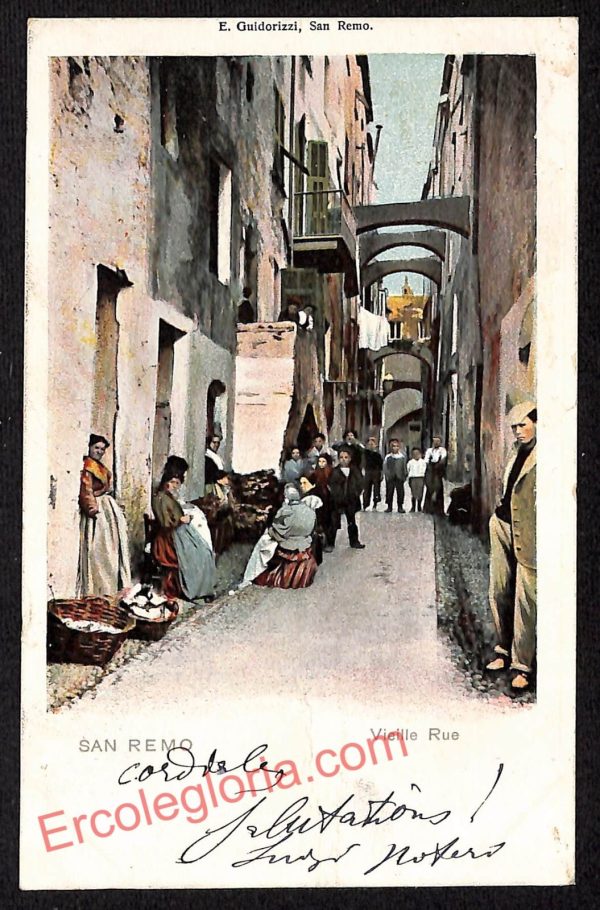 ag5047 - CARTOLINA D'EPOCA - Imperia Provincia - Sanremo   1901