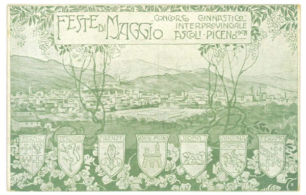 P2979 - ASCOLI PICENO, CARTOLINA ILLUSTRATA