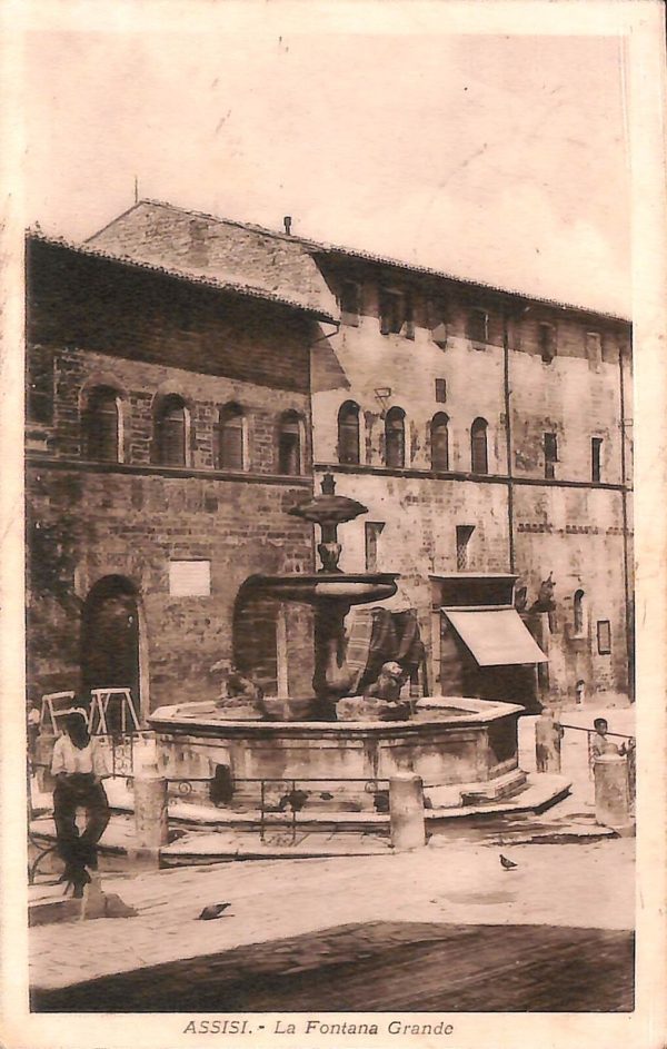 ac3134 - CARTOLINA  D'EPOCA - Perugia Provincia - ASSISI  1924