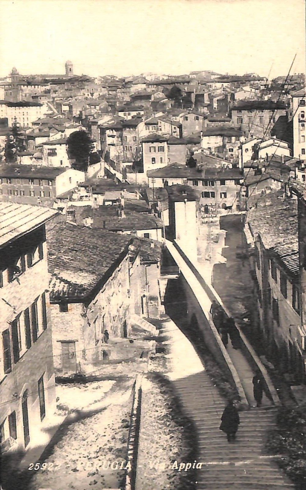 ab8915 - CARTOLINA  D'EPOCA - Perugia Città - Via Appia