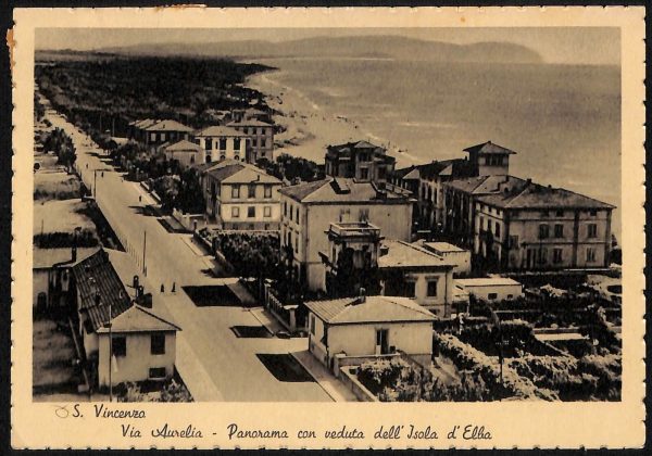 ac8321 - CARTOLINA D'EPOCA - Livorno Provincia - San Vincenzo  1950