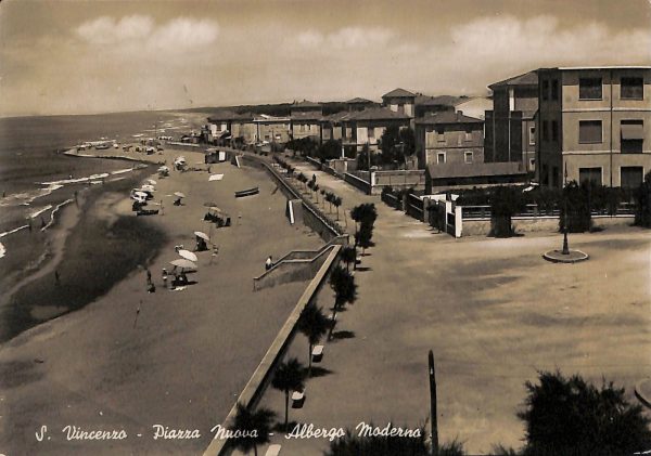 ac8322 - CARTOLINA D'EPOCA - Livorno Provincia - San Vincenzo  1955