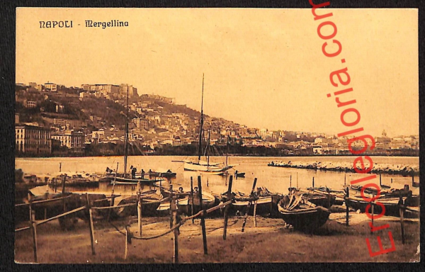 ah3823 - CARTOLINA D'EPOCA - Napoli  Provincia - Mergellina