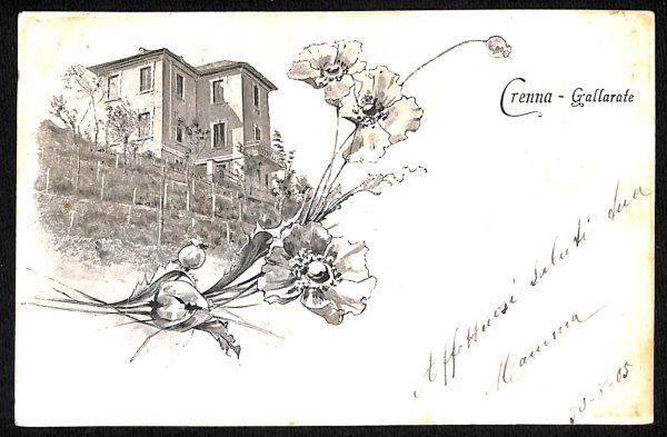 ab4984 -  CARTOLINA  D'EPOCA -  Varese Provincia  :  CRENNA